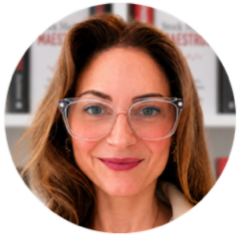 CFL Round w Pad Clare Flynn Levy, Essentia Analytics Founder and CEO